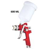 Pistolet à Peinture Pneumatique Triple Réglage HVLP 600ml Buse 1,4mm